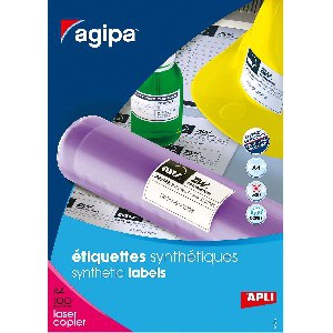 Etikety AGIPA plastové biele 210x148,5mm