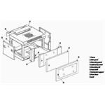 Eurocase 10" závesný rack 6U/280mm, čierny