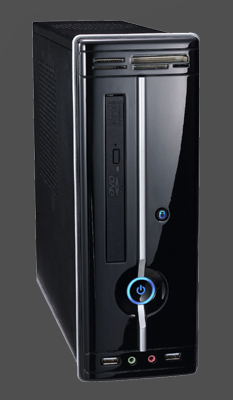 Eurocase Mini ITX Wi-02C čierna bez zdroja