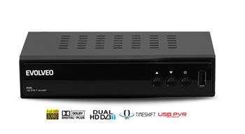 EVOLVEO Dual HD DVB-T rekordér Delta. HDMI,scart,coax