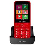 EVOLVEO EasyPhone AD, 4GB, Dual SIM, červený