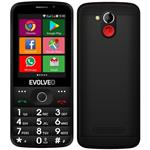 EVOLVEO EasyPhone AD, 4GB, Dual SIM, čierny
