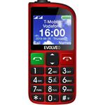 EVOLVEO EasyPhone FM, Dual SIM, červený