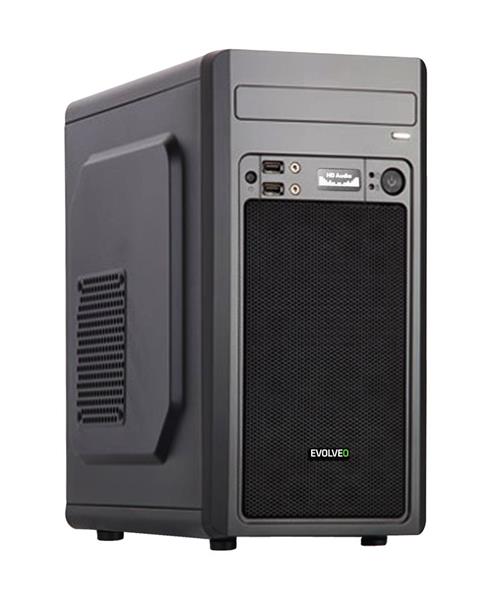 Evolveo M2 case, mATX, USB 3.0 + audio výstup, čierny