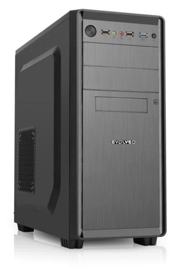 Evolveo R05 case, ATX, 2xUSB 2.0, 1xUSB 3.0 + audio výstup, čierny