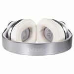 EVOLVEO SupremeSound 8EQ, Bluetooth slúchadla s reproduktorom a ekvalizérom 2v1, strieborne