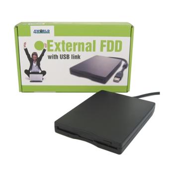 Ext. FDD 4World 3,5 USB čierna