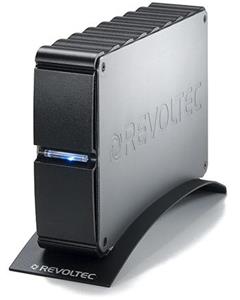 Externý box Revoltec Alu Guard 3,5", SATA - eSATA + USB