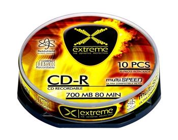 Extreme CD-R [ cakebox 10 | 700MB | 52x ]