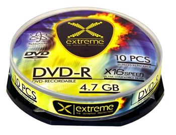 Extreme DVD-R [ cakebox 10 | 4.7GB | 16x ]