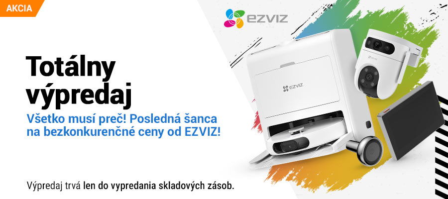 Ezviz totálny výpredaj!