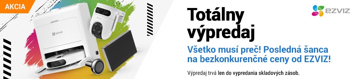Ezviz totálny výpredaj!