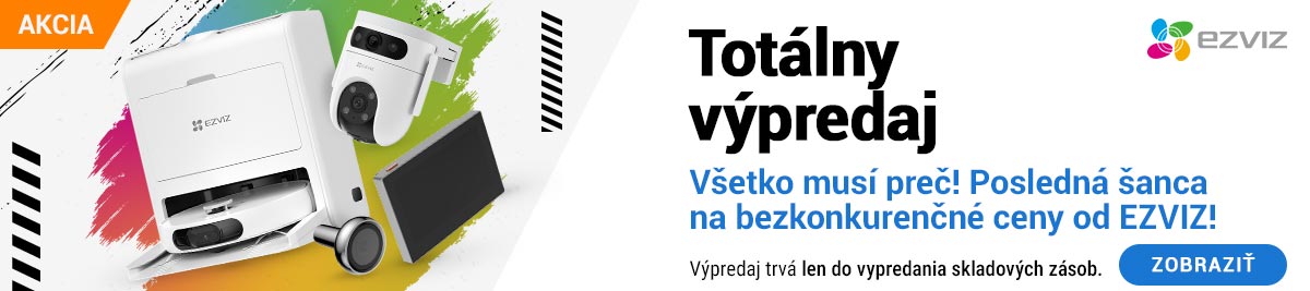 Ezviz totálny výpredaj!