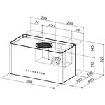 Faber THALIA PINK 60cm, odsávač komínový