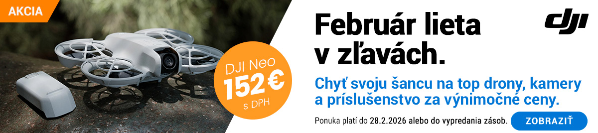 Februárové zľavy na DJI