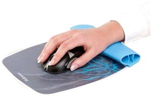 Fellowes mouse and wrist silicone pad, Wine