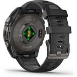 fenix 8 - 47mm, AMOLED, Sapphire, Carbon Gray DLC Titanium, Black/Pebble Gray