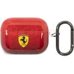 Ferrari Gradient Allover puzdro pre Airpods Pro, červené