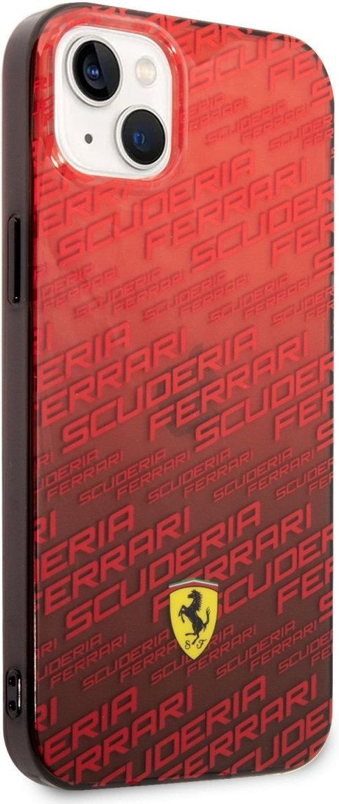 Scuderia Ferrari PC/TPU BLACK GRADIENT CASE ALLOVER SCUDERIA AND