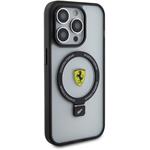 Ferrari Ring Stand MagSafe kryt pre iPhone 15 Pro Max, čierny