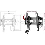 Fiber Mounts Fiber Novelty držiak TV/monitoru s naklápaním