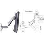 Fiber Mounts Fine2, polohovací držiak TV, 27" - 52"