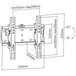 Fiber Mounts FM21T držiak TV/monitoru s naklápaním