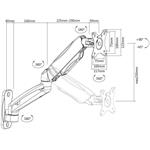Fiber Mounts FM31, držiak na monitor a TV