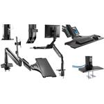 Fiber Mounts Fm66, stolný držiak pre monitor, 17" - 35"