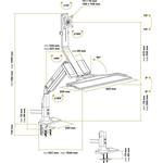 Fiber Mounts Fm66, stolný držiak pre monitor, 17" - 35"