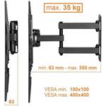 Fiber Mounts FM78, otočný sklopný držiak TV