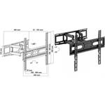 Fiber Mounts FM79, TV držiak 30" - 70"