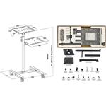 Fiber Mounts Fm88, stojan na notebook a projektor