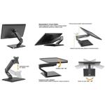 Fiber Mounts Frios, stojan monitor 15" - 32"