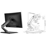 Fiber Mounts Frios, stojan monitor 15" - 32"