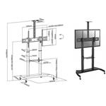 Fiber Mounts Legend, stojan na TV, 60" - 110"