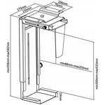 Fiber Mounts M7C13B, univerzálny držiak na PC