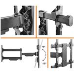 Fiber Mounts Raptor, otočný sklopný výsuvný držiak TV