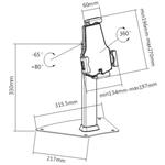 Fiber Mounts TAGATA1, stolný držiak na tablet, iPad