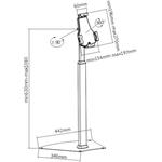 Fiber Mounts TAGATA2, stojan na zem pre tablet, iPad