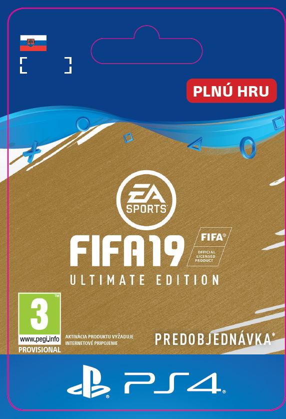 FIFA 19 Ultimate Edition ESD SK (PS4)