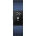 Fitbit Charge 2 Blue Silver, fitness náramok, S, modrý
