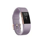 Fitbit Charge 2 Lavender, fitness náramok, L, ružový (Rose Gold)