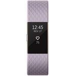 Fitbit Charge 2 Lavender, fitness náramok, L, ružový (Rose Gold)
