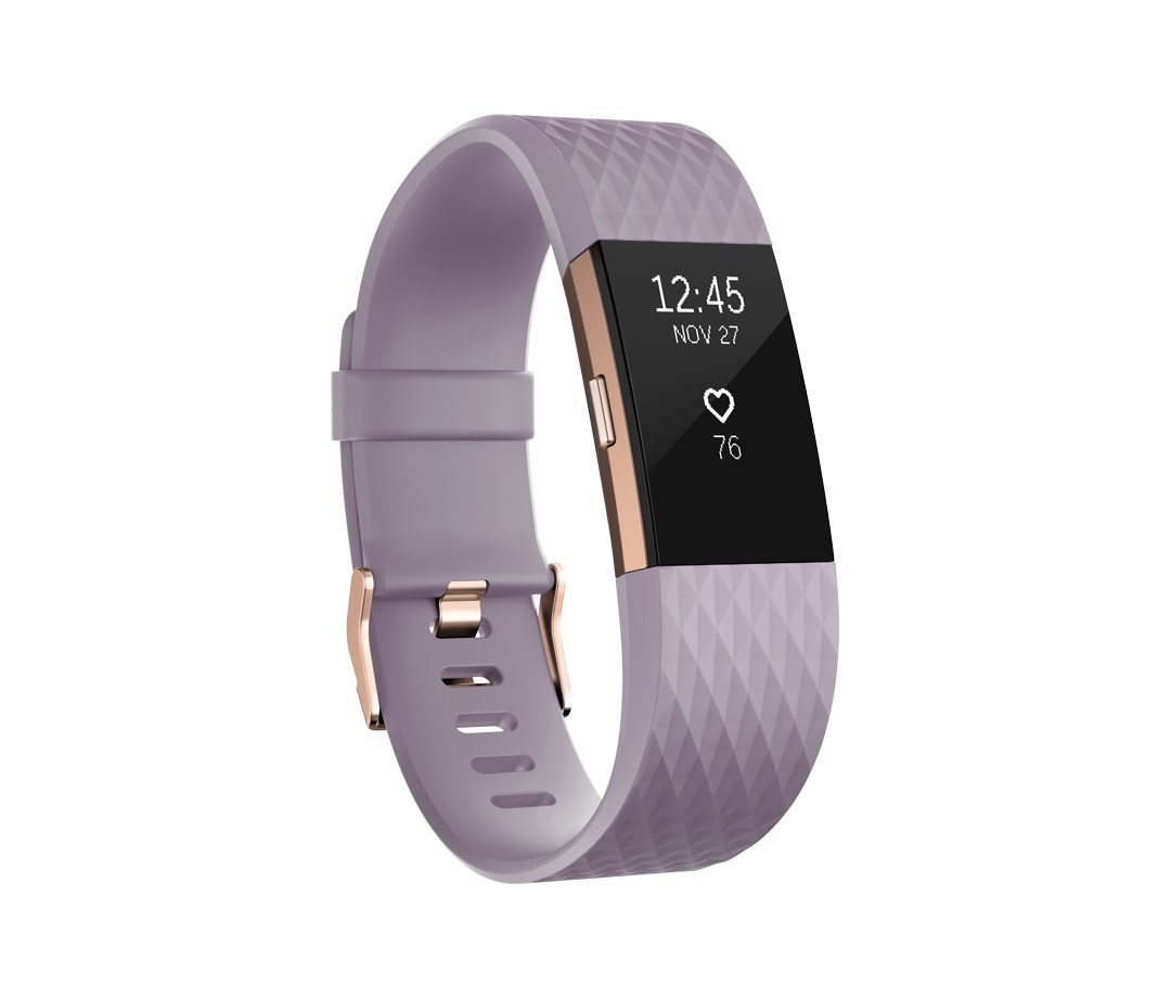 Fitbit Charge 2 Lavender, fitness náramok, S, ružový (Rose