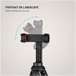 Fixed 1/4" držiak na telefón, 1/4" závit, čierny