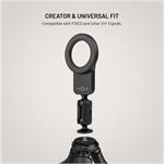Fixed 1/4" magnetický držiak na telefón, s podporou MagSafe, 1/4" závit, čierny