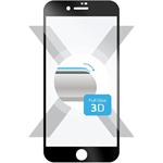 Fixed 3D Full-Cover ochranné sklo pre Apple iPhone 6/6S/7/8/SE (2020/2022),s lepením cez celý displej, čierne
