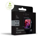 Fixed 3D Full-Cover ochranné tvrdené sklo pre Apple Watch series 7 41mm s aplikátorom, čierne