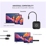 Fixed AirLink bezdrôtový HDMI adaptér, 100W, PD 3.0, čierny